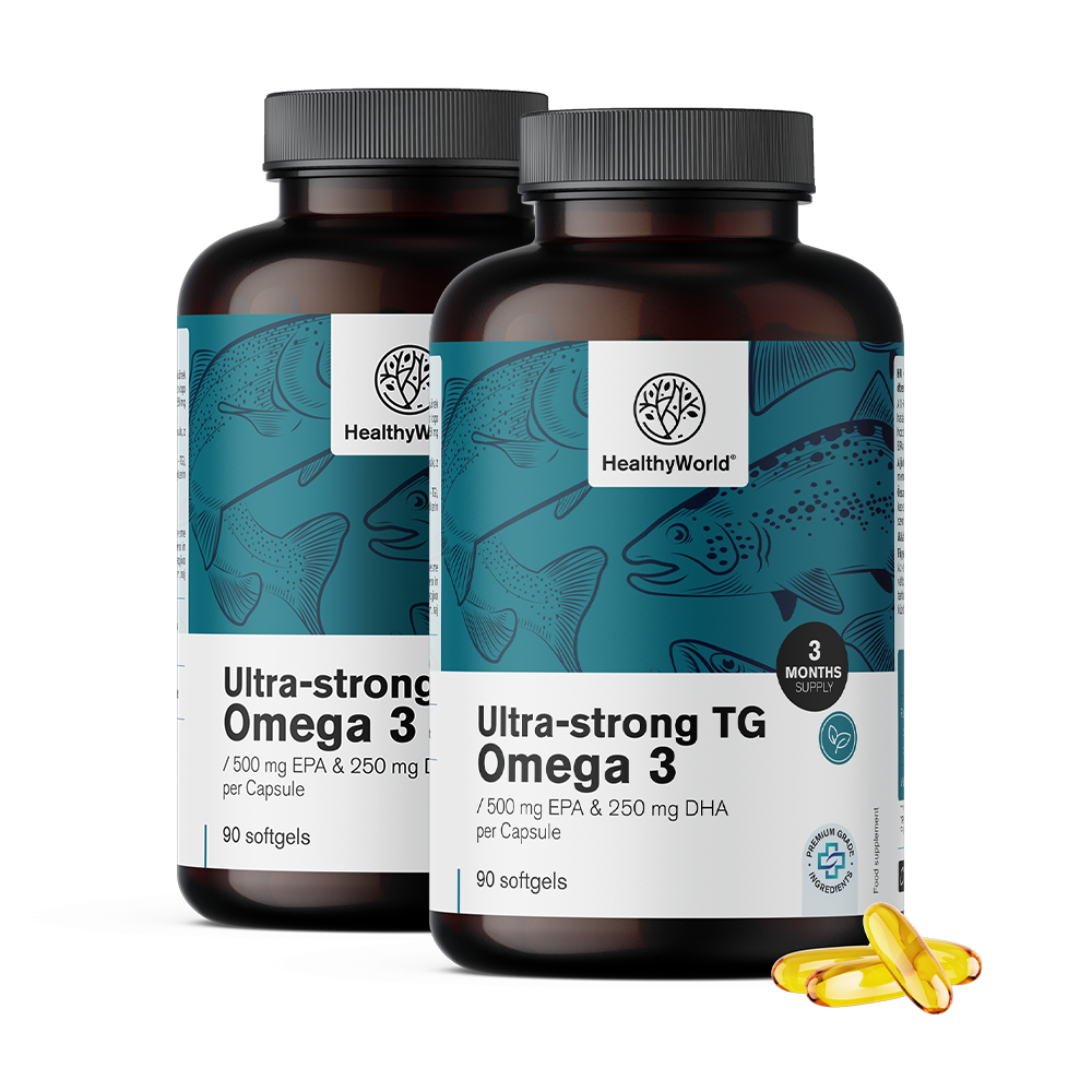 Ultra erős Omega-3 - triglicerid formában.