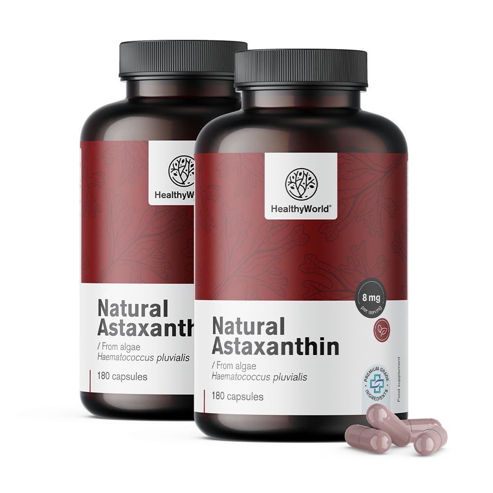 Astaxantina naturale 8 mg in capsule