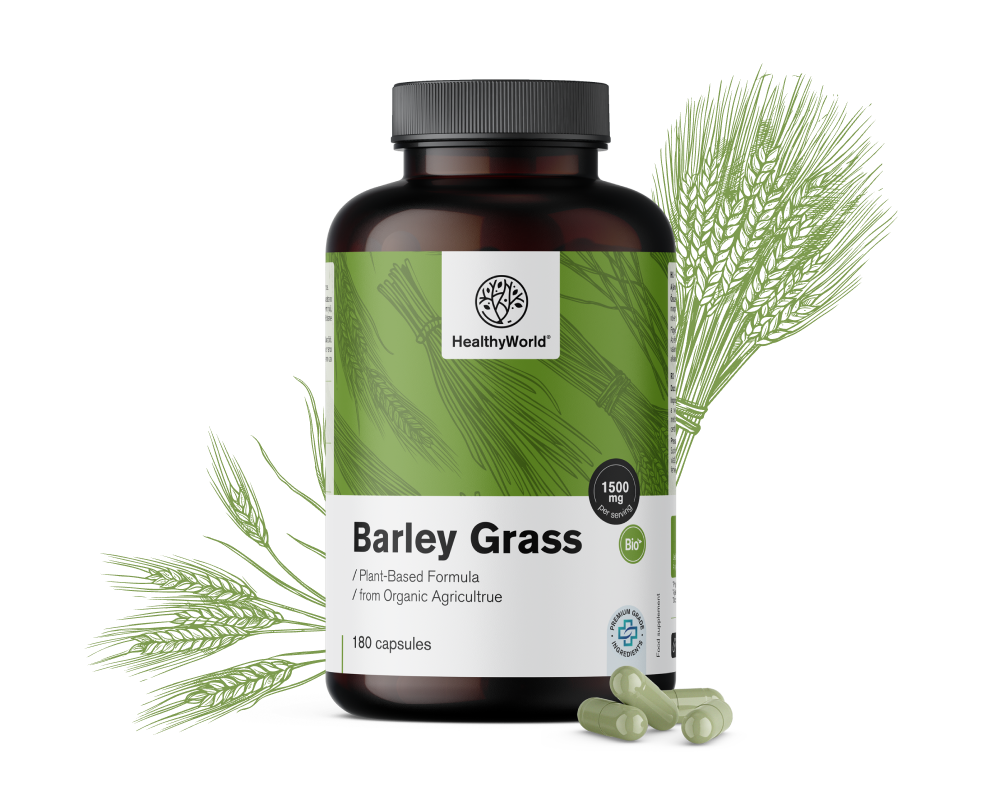 Erba d'orzo 1500&nbsp;mg