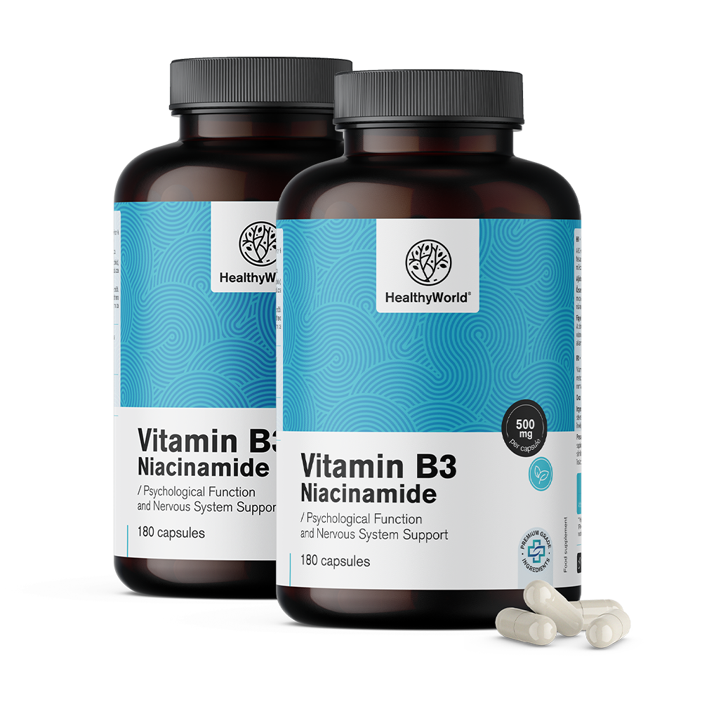 Vitamina B3 500 mg in capsule