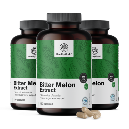 3x Melone amaro 900 mg, totale 360 capsule