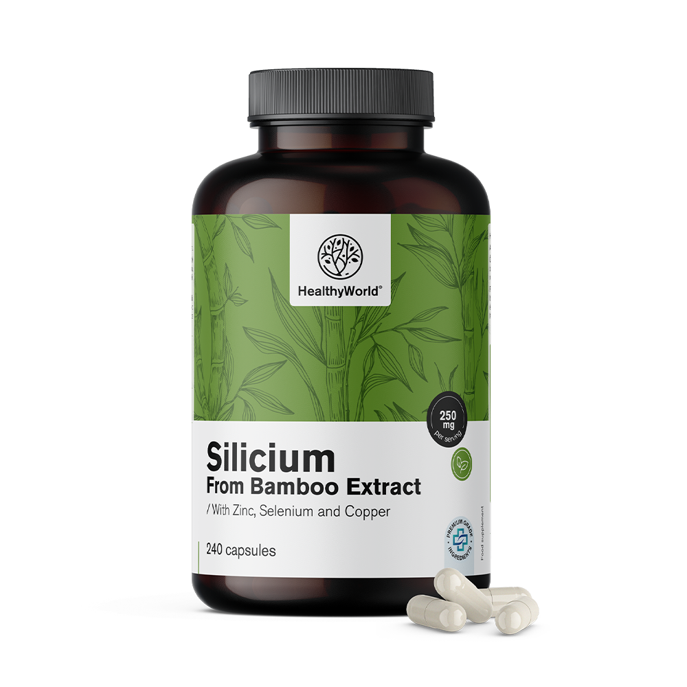 Silicio 250 mg - dall'estratto di bambù.
