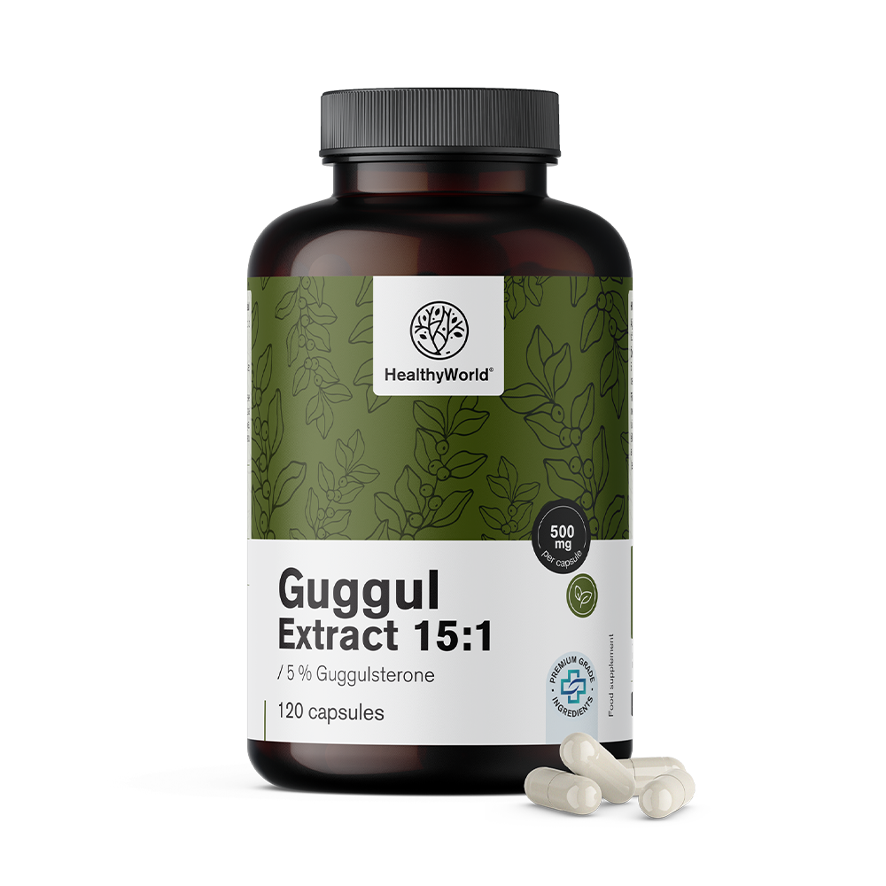 Guggul 500 mg - estratto 15:1Guggul 500 mg - estratto 15:1
