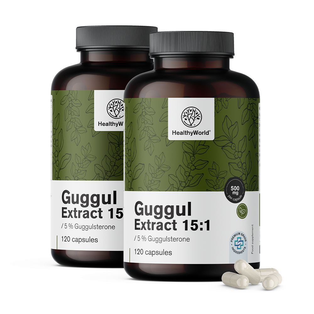 Guggul 500 mg - estratto 15:1Guggul 500 mg - estratto 15:1