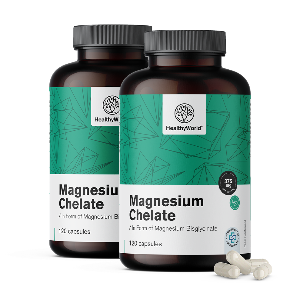 Chelato di magnesio 375 mg.