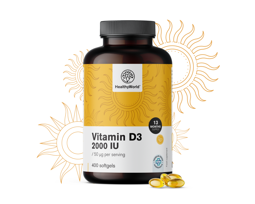 Vitamina D3 2000&nbsp;U.I.