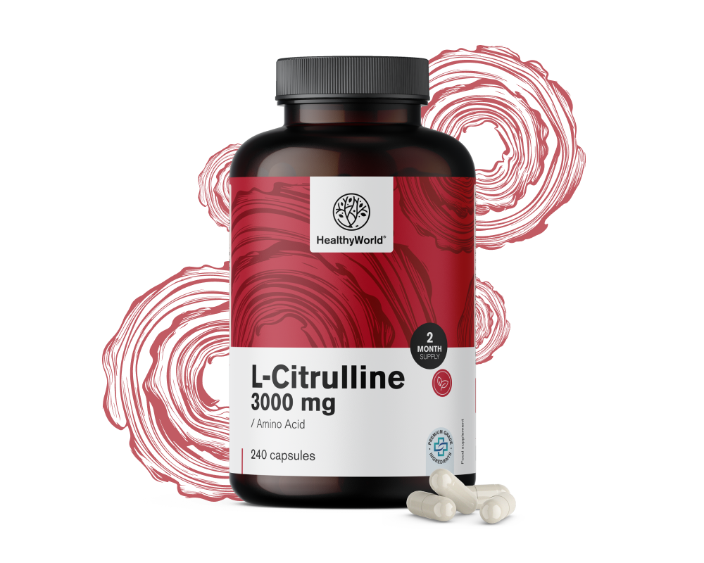 L-citrullina 3000&nbsp;mg