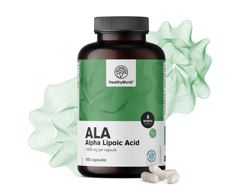 ALA – acido alfa lipoico 650&nbsp;mg