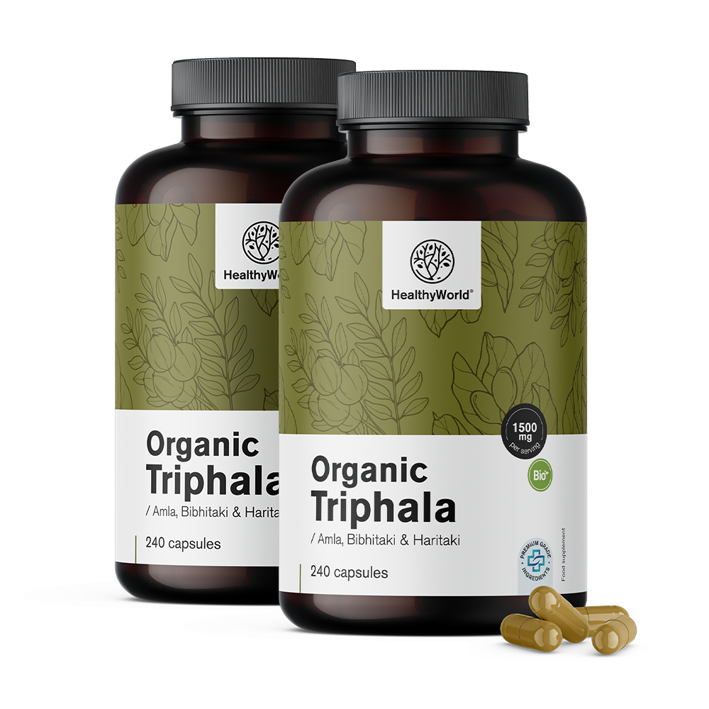 BIO Triphala in poeder.