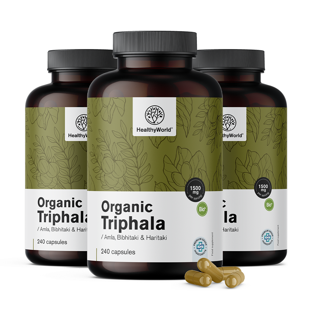 BIO Triphala in poeder.