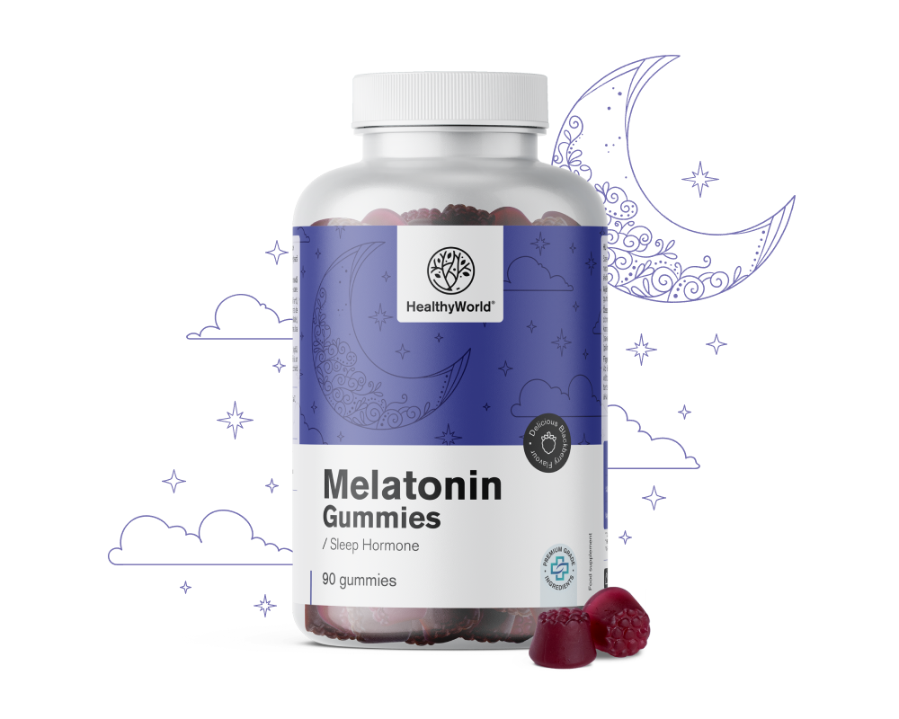 Melatonine 1 mg – gummies met een natuurlijk hormoon