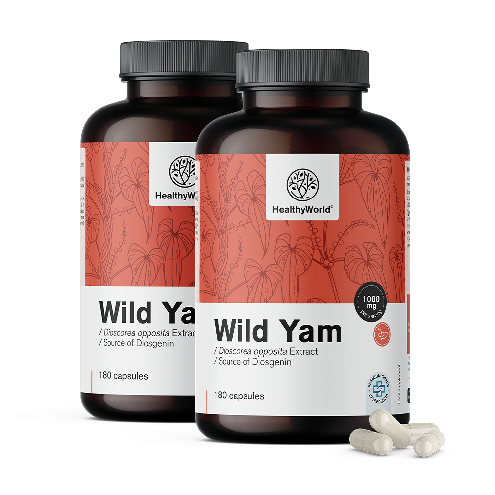 Wilde yam in capsules