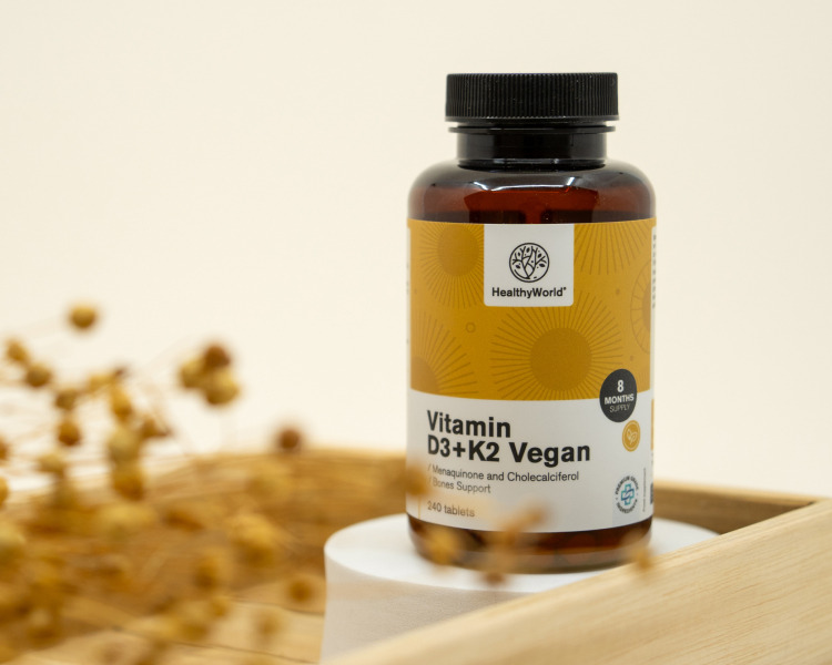 Vegane vitamine D3+K2