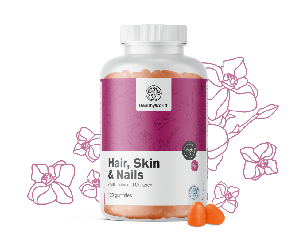 Hair, Skin & Nails – żelki na włosy, skórę i paznokcie