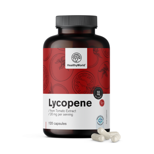 Likopen 10 mg - z ekstraktu z pomidora, 120 kapsułek