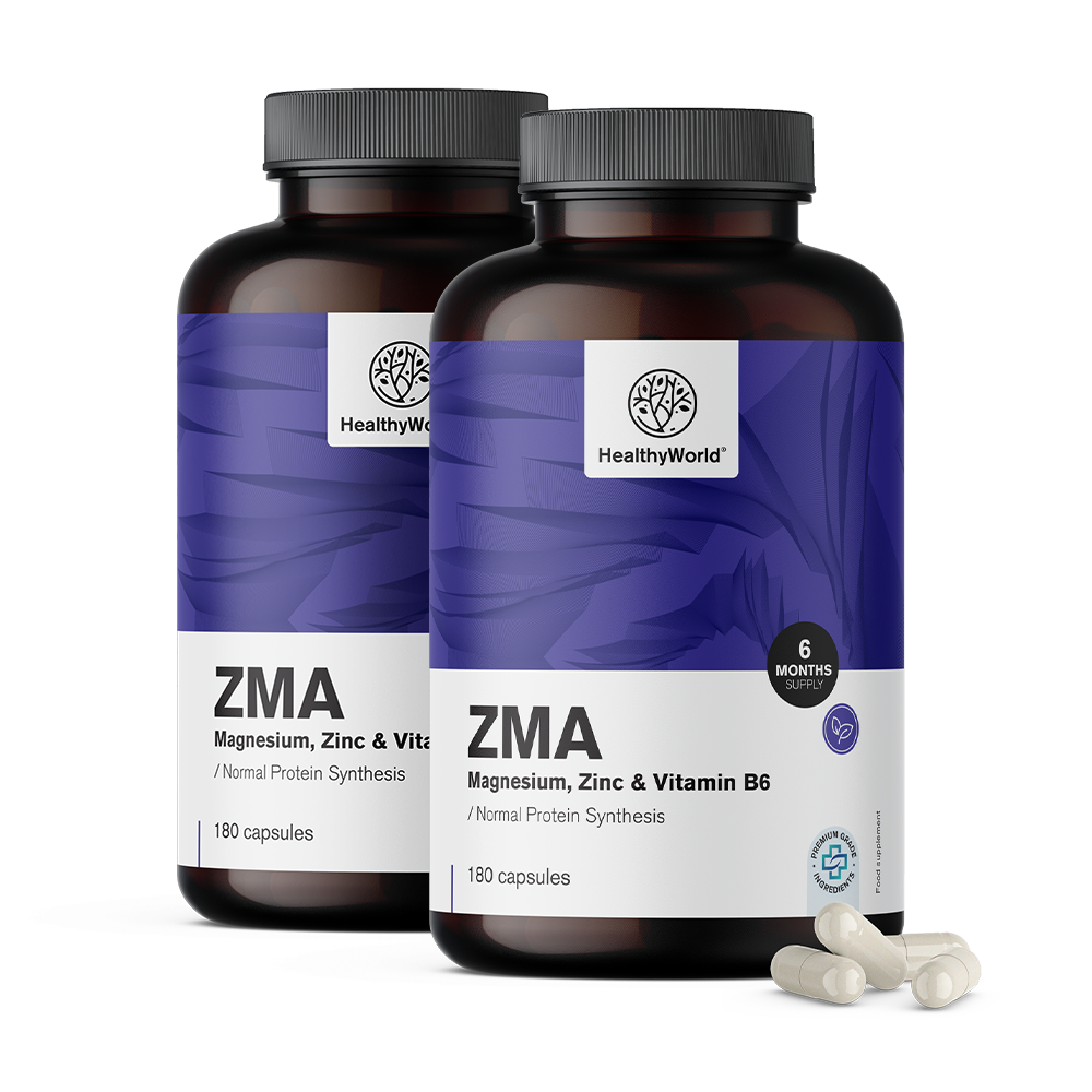 ZMA – Magnez, Cynk i B6