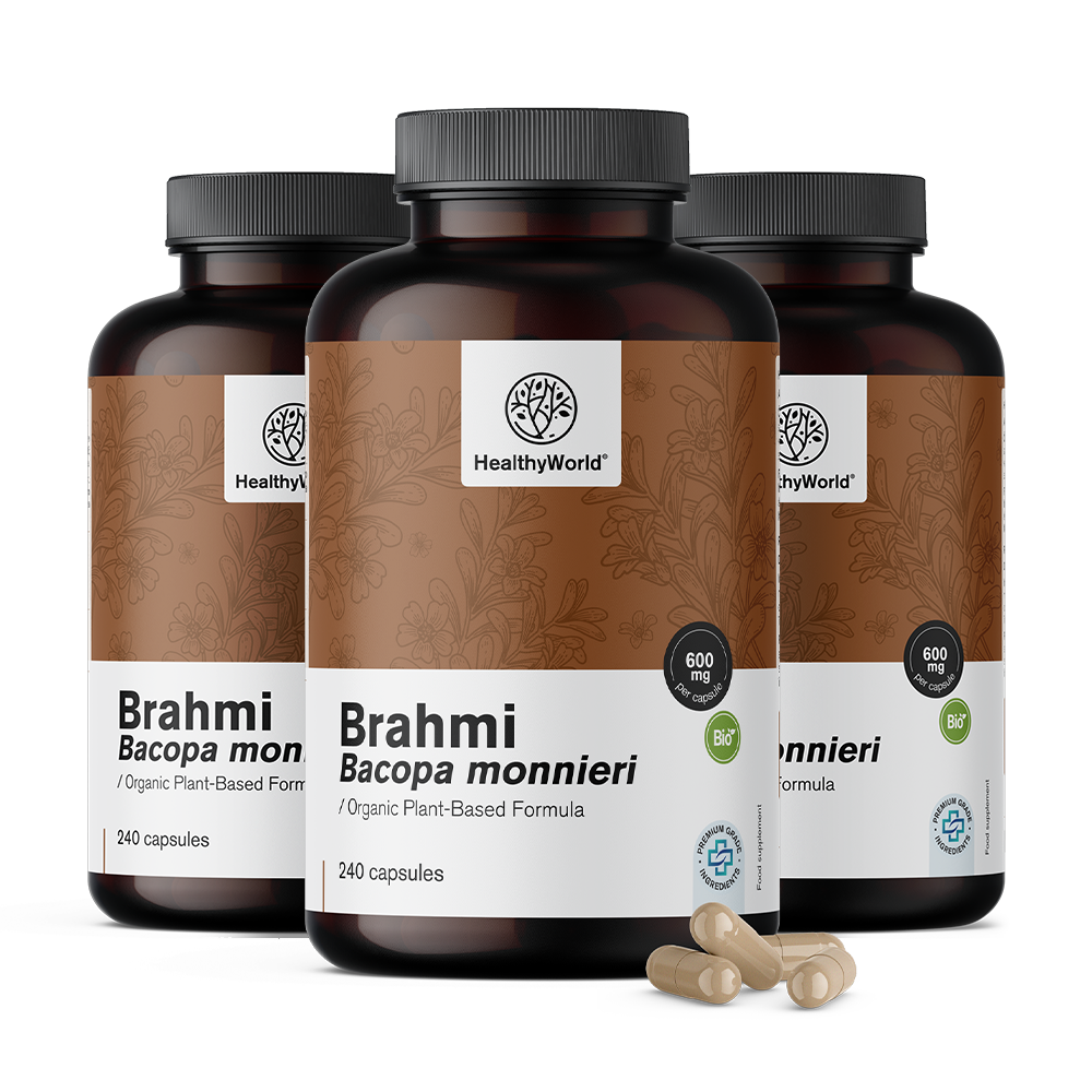 Brahmi 600 mg em cápsulas