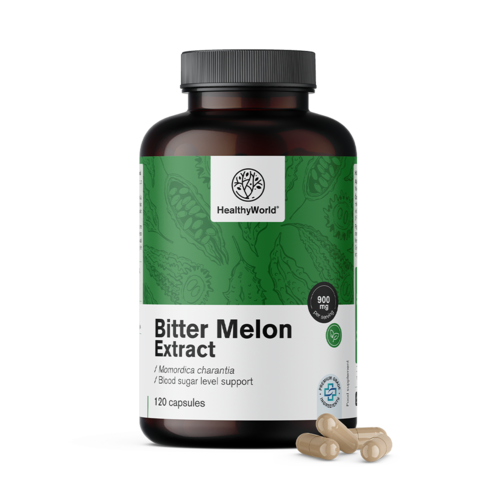Melão amargo 900 mg, 120 cápsulas