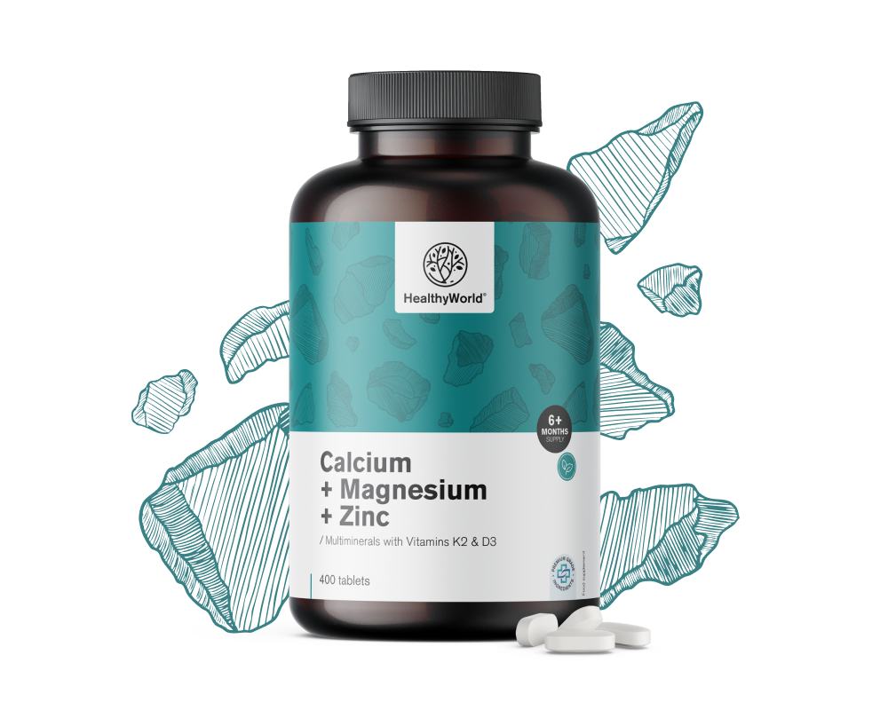 Calciu + magneziu + zinc