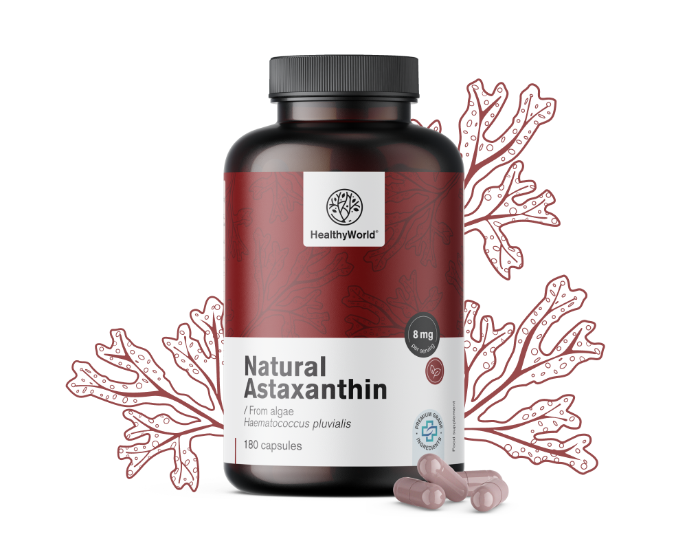 Astaxantină naturală 160&nbsp;mg