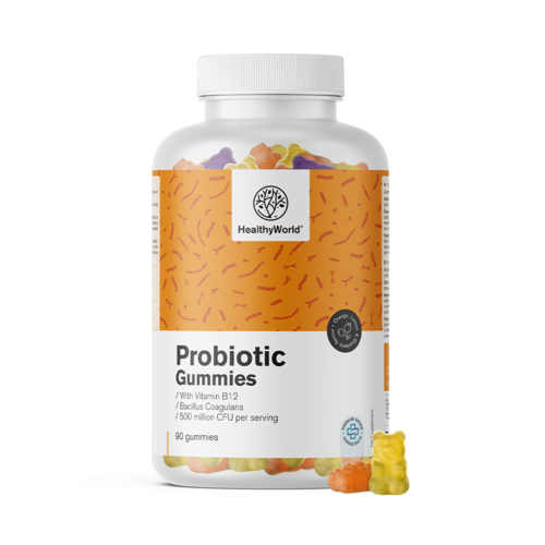 Probiotic – bomboane gumate cu culturi microbiologice, 90 de bomboane gumate