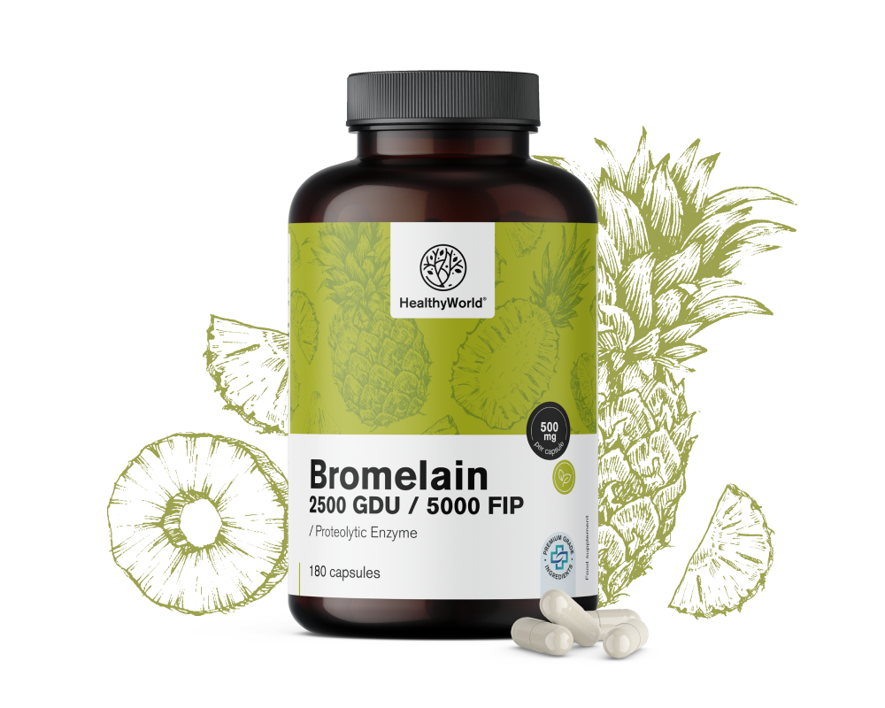 Bromelaina 500&nbsp;mg