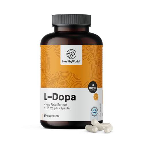 L-dopa 105 mg - din extract de boba, 90 de capsule