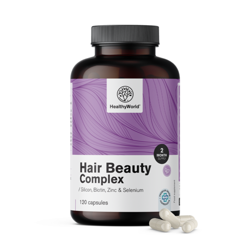 Hair Beauty Complex - Vitamine și minerale pentru păr, 120 de capsule