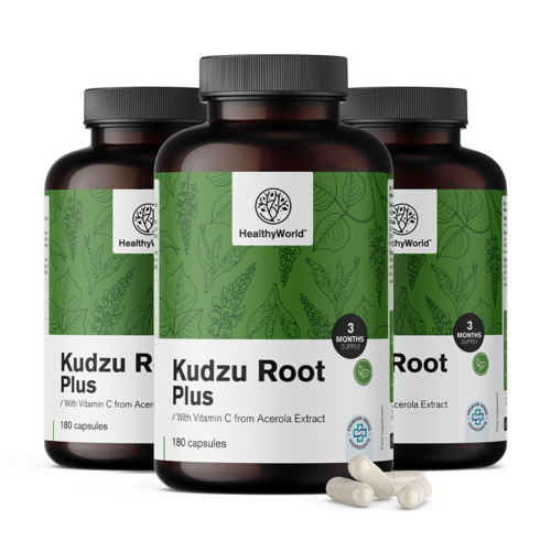 3x Kudzu Plus complex, total 540 de capsule