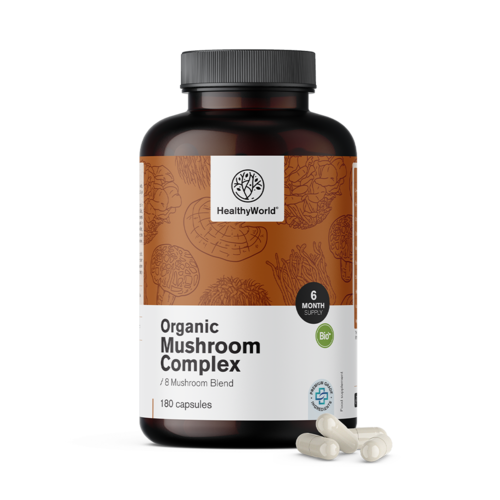 BIO Complex de ciuperci, 180 de capsule