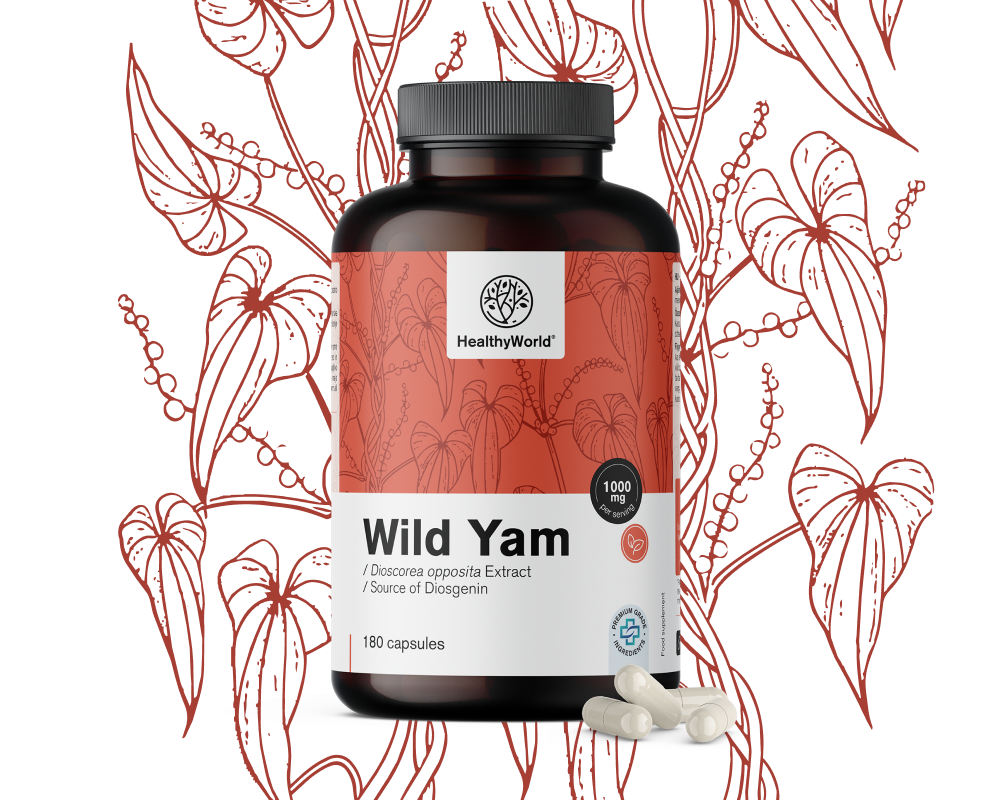 Ignamă sălbatică (Yam) 1000 mg – extract