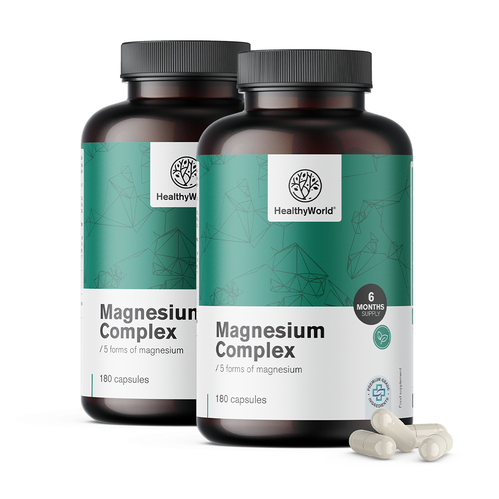  Magnezij kompleks s 5 oblikami magnezija