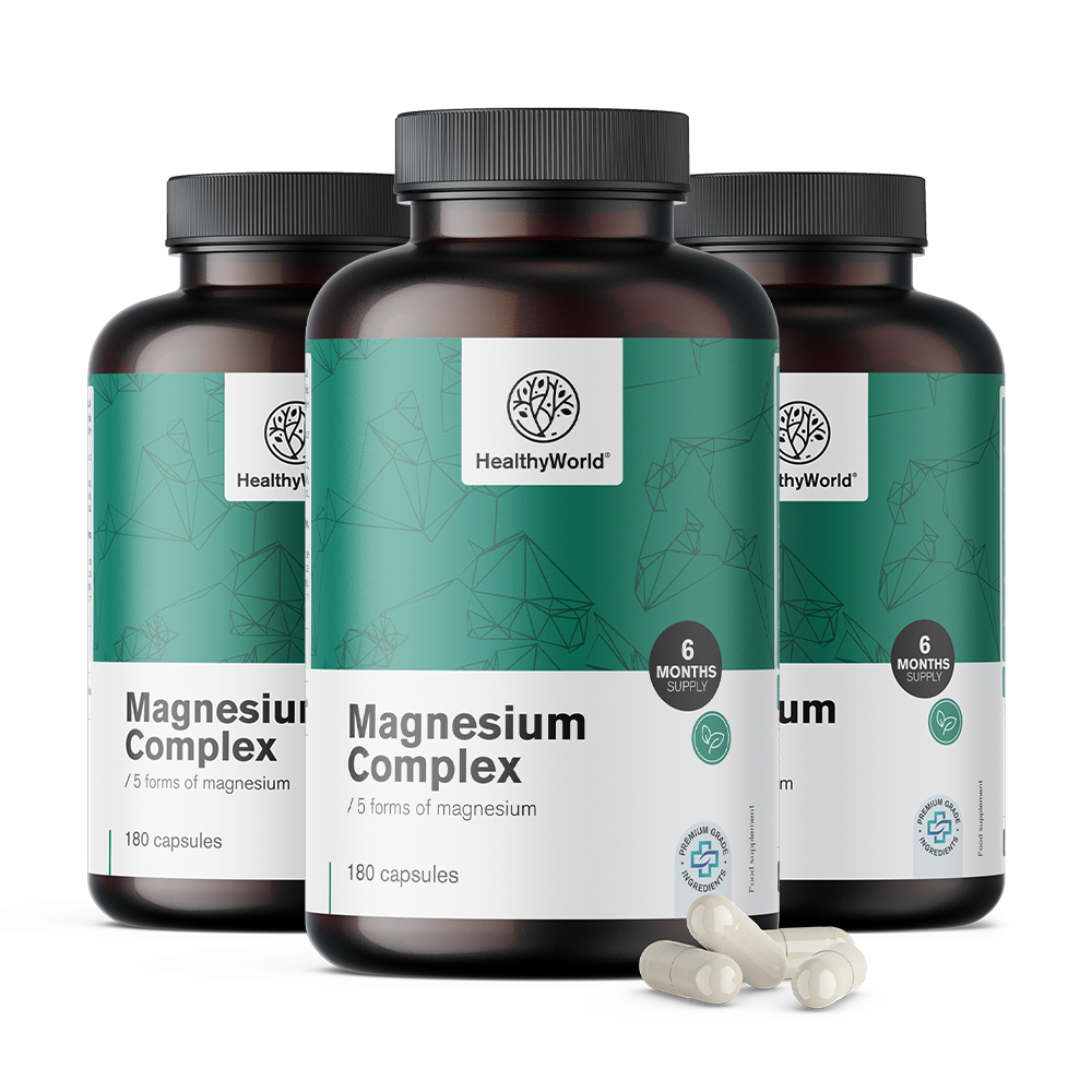  Magnezij kompleks s 5 oblikami magnezija