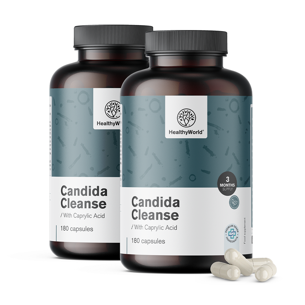 Candida Cleanse z Lactobacillus acidophylus in Lactobacillus rhamnosus