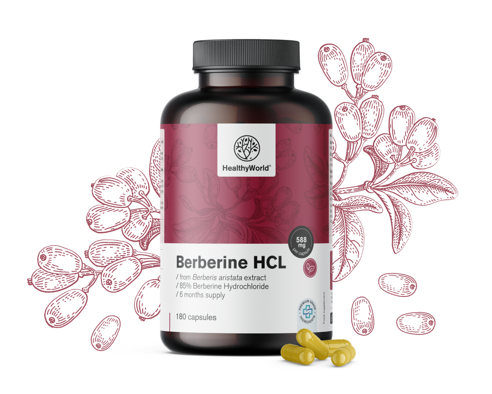 Berberin HCL 500&nbsp;mg
