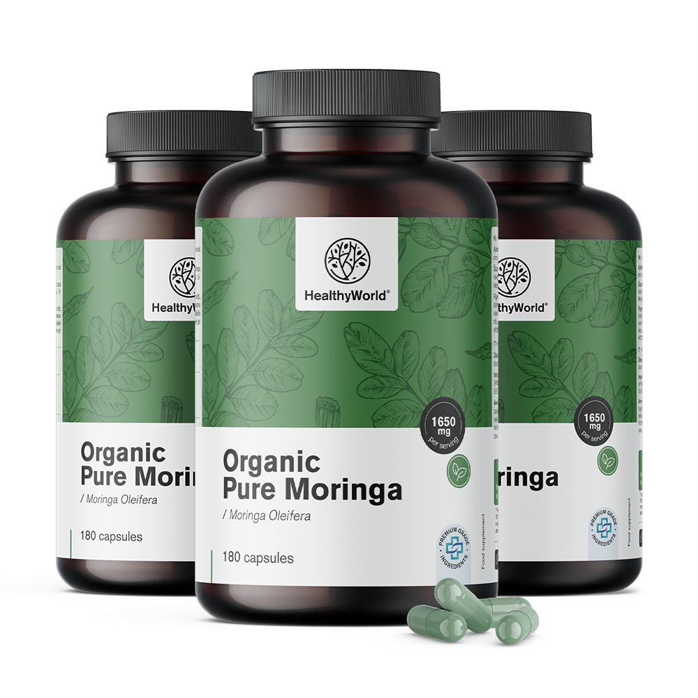 BIO Moringa v kapsulah 1650 mg