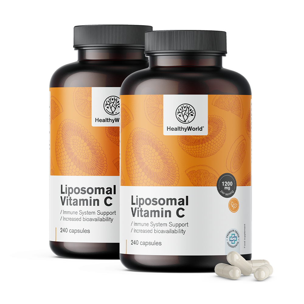 Liposomski vitamin C 1200 mg z izvlečkom šipka