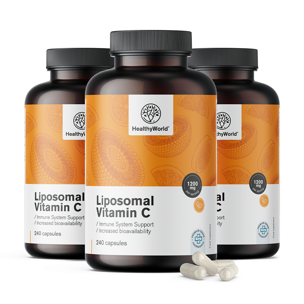 Liposomski vitamin C 1200 mg z izvlečkom šipka