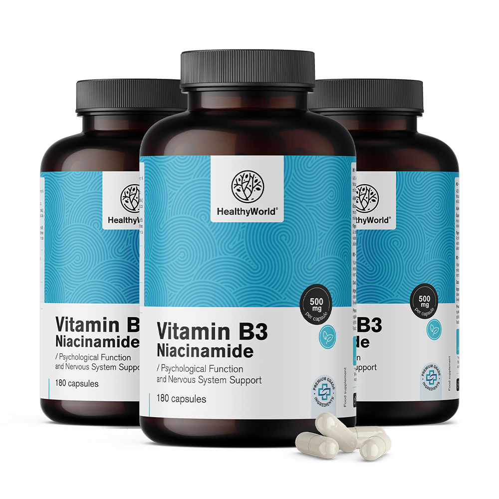 Vitamin B3 500 mg v kapsulah