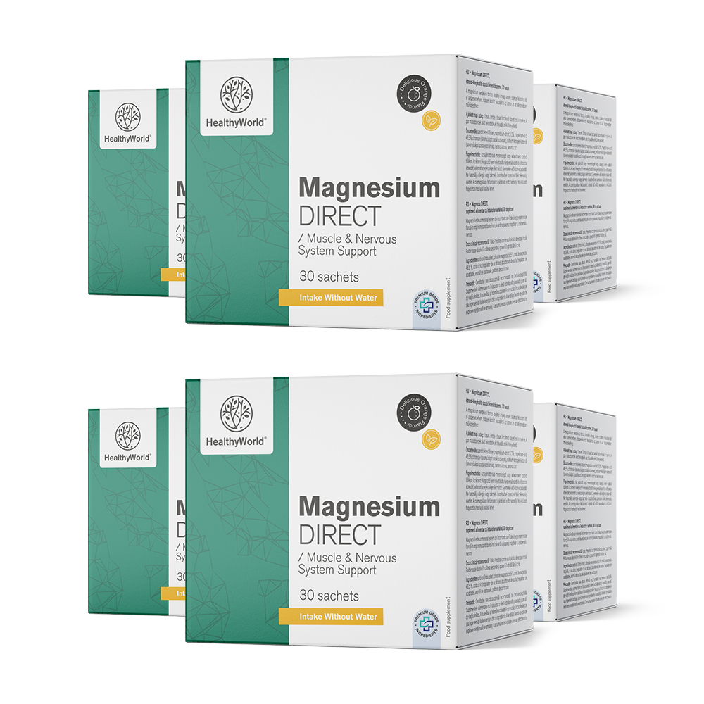 Magnezij DIRECT 400 mg z aromo pomaranče