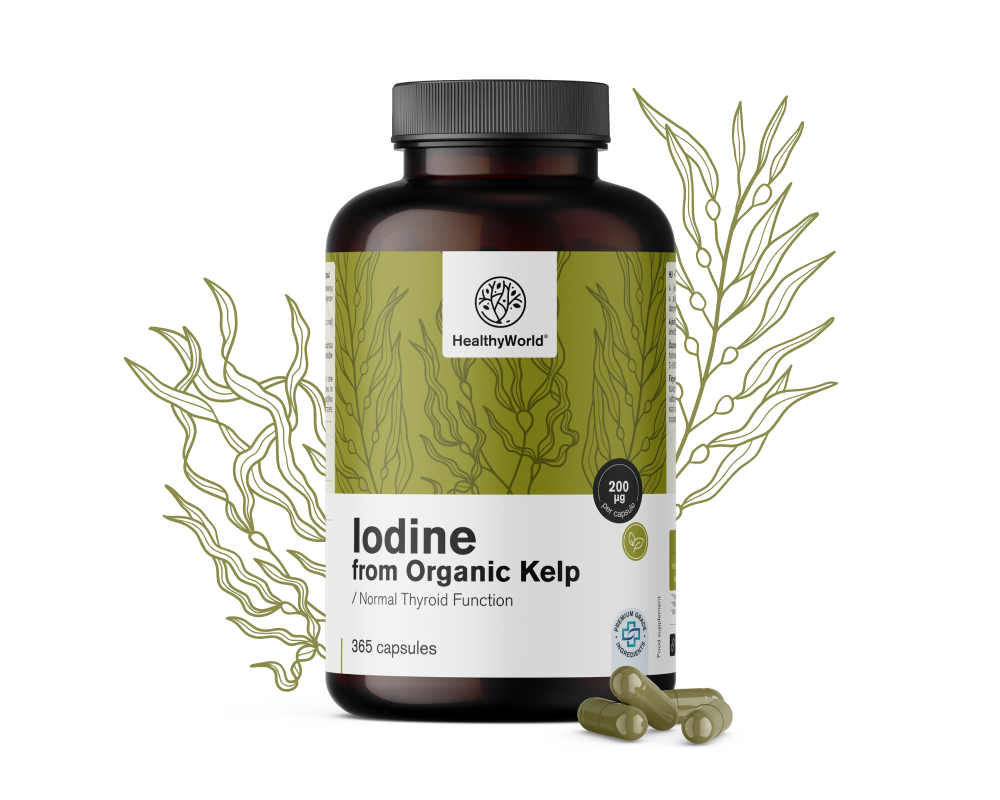 Naravni jod 200 µg – iz BIO alge kelp