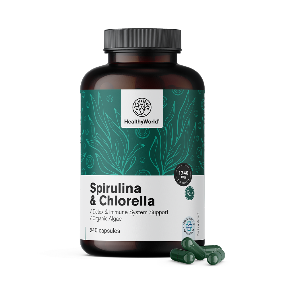 Spirulina in chlorella