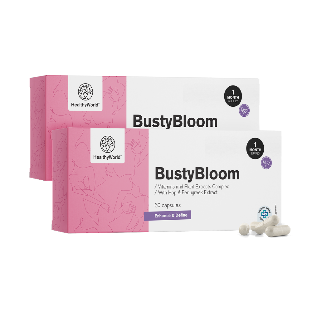 BustyBloom – kompleks vitaminov in rastlinskih izvlečkov