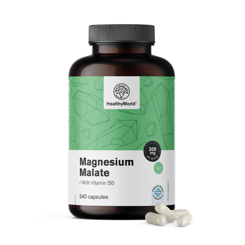 Magnezijev malat 2000 mg, 240 kapsul