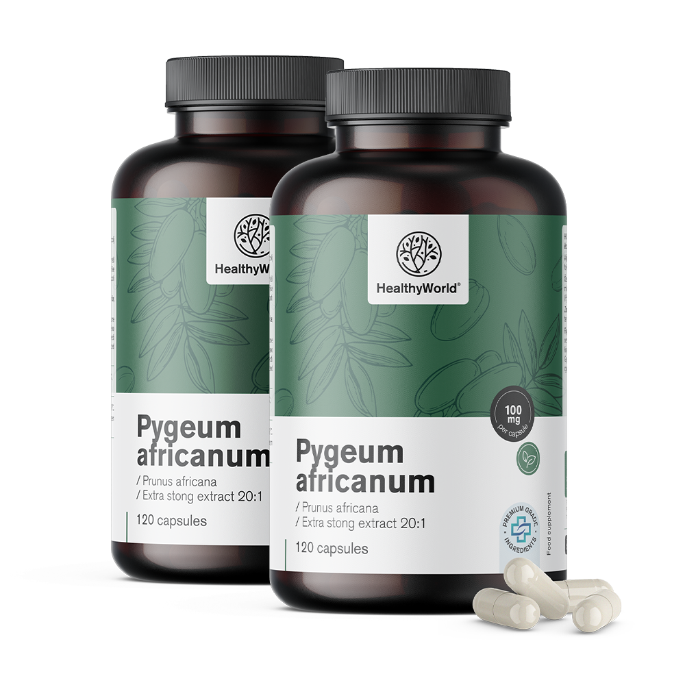 Pygeum – výťažok z africkej slivky vo forme kapsúl