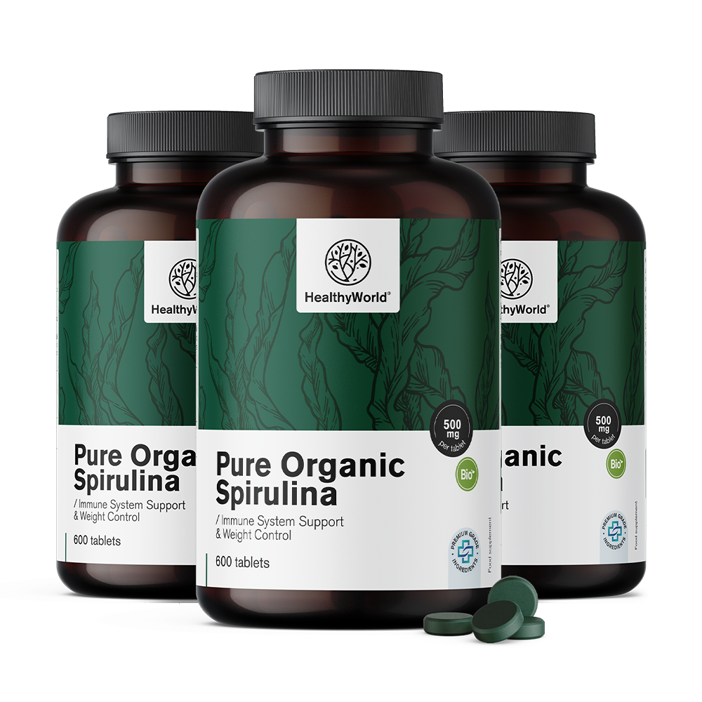BIO Spirulina 500 mg v tabletách - BIO Spirulina 500 mg vo tabletách