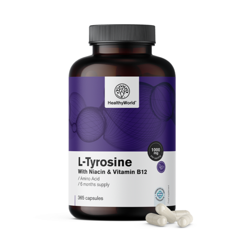 L-tyrozín 1000 mg, 365 kapsúl