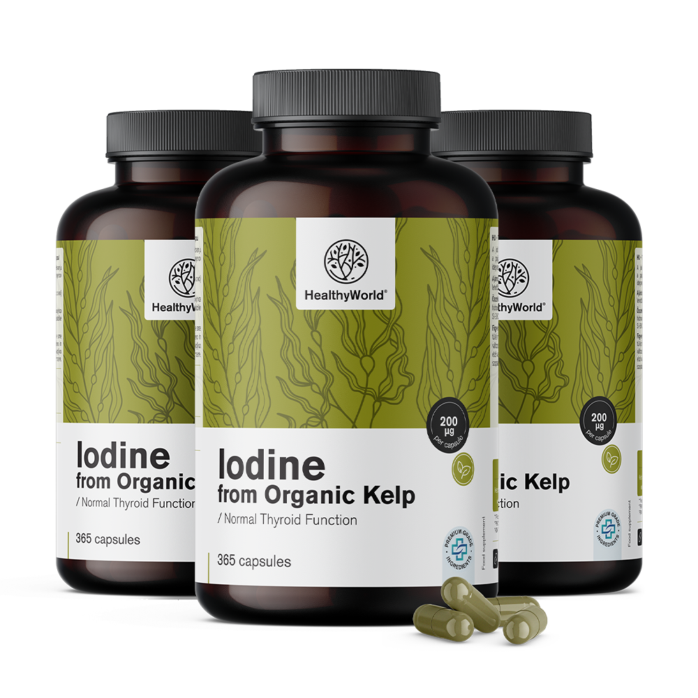 Prírodný jód 200 µg - z BIO rias kelp