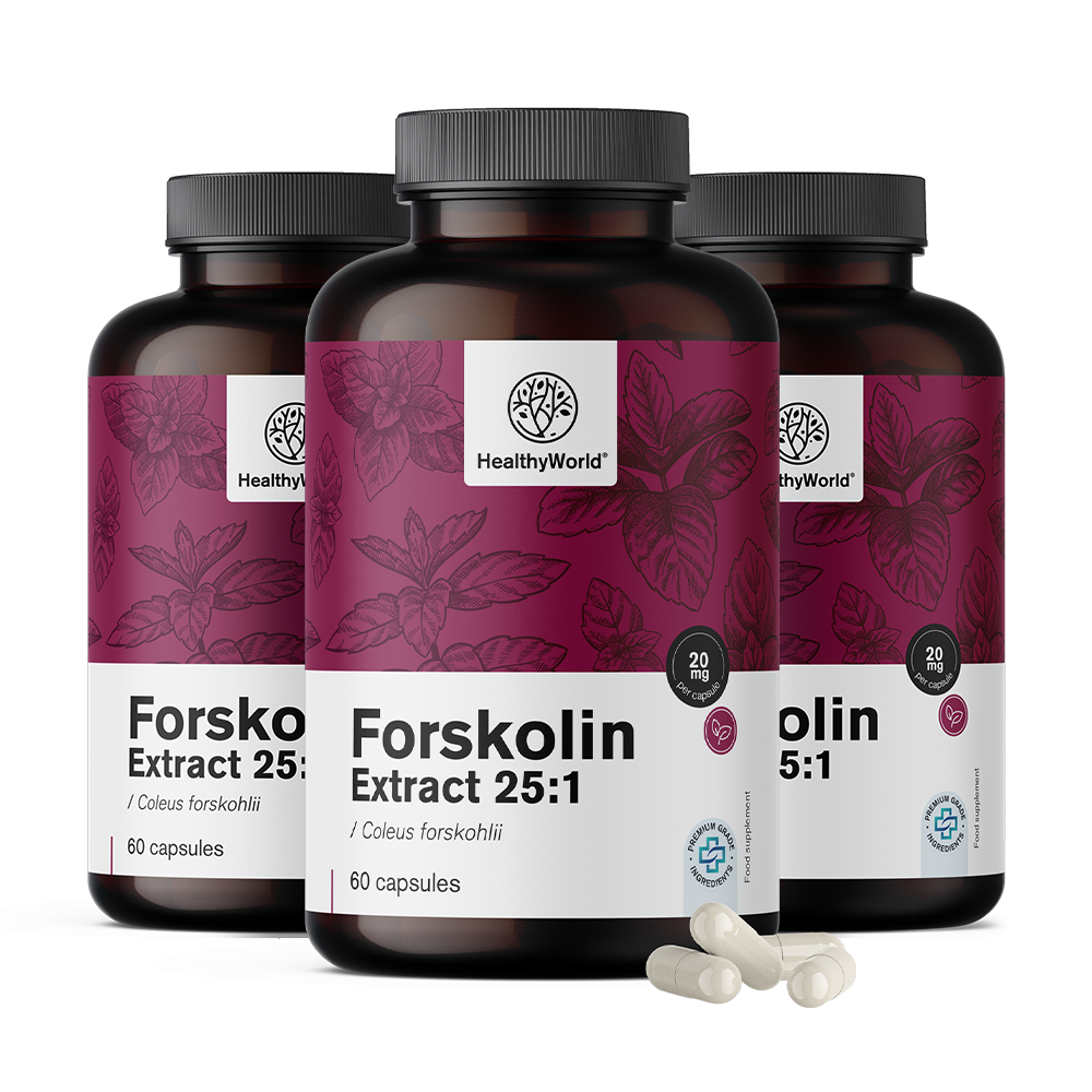 Forskolin - z extraktu indického kopriva 20 mg