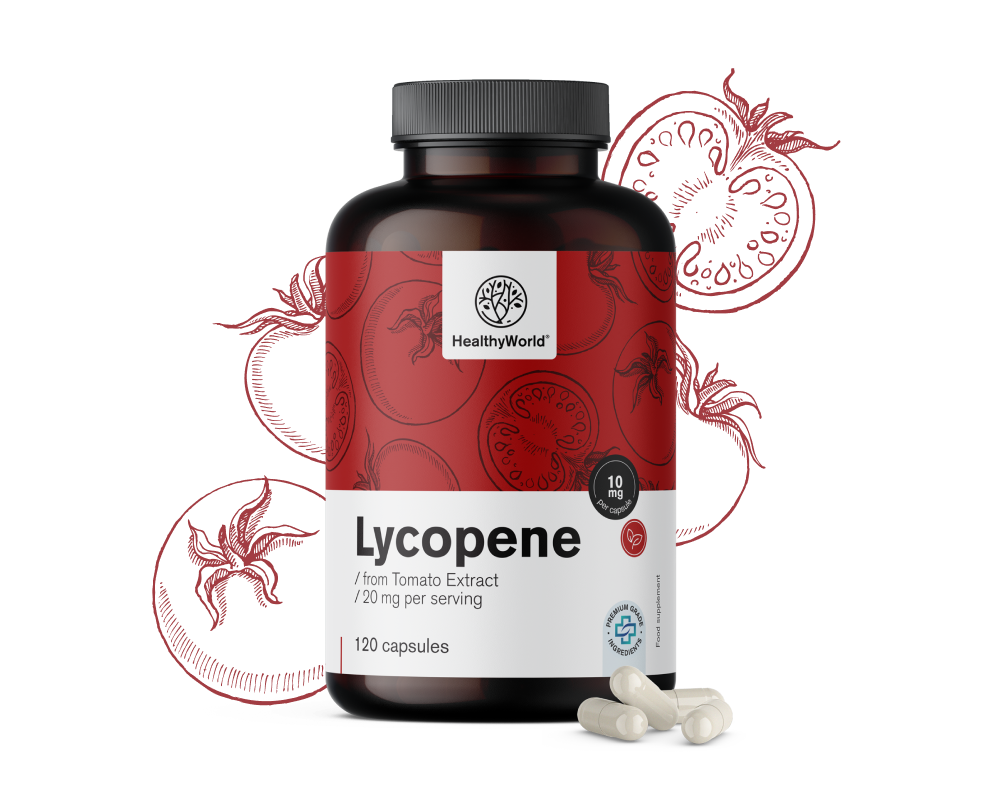Lykopén 10 mg - z extraktu paradajky